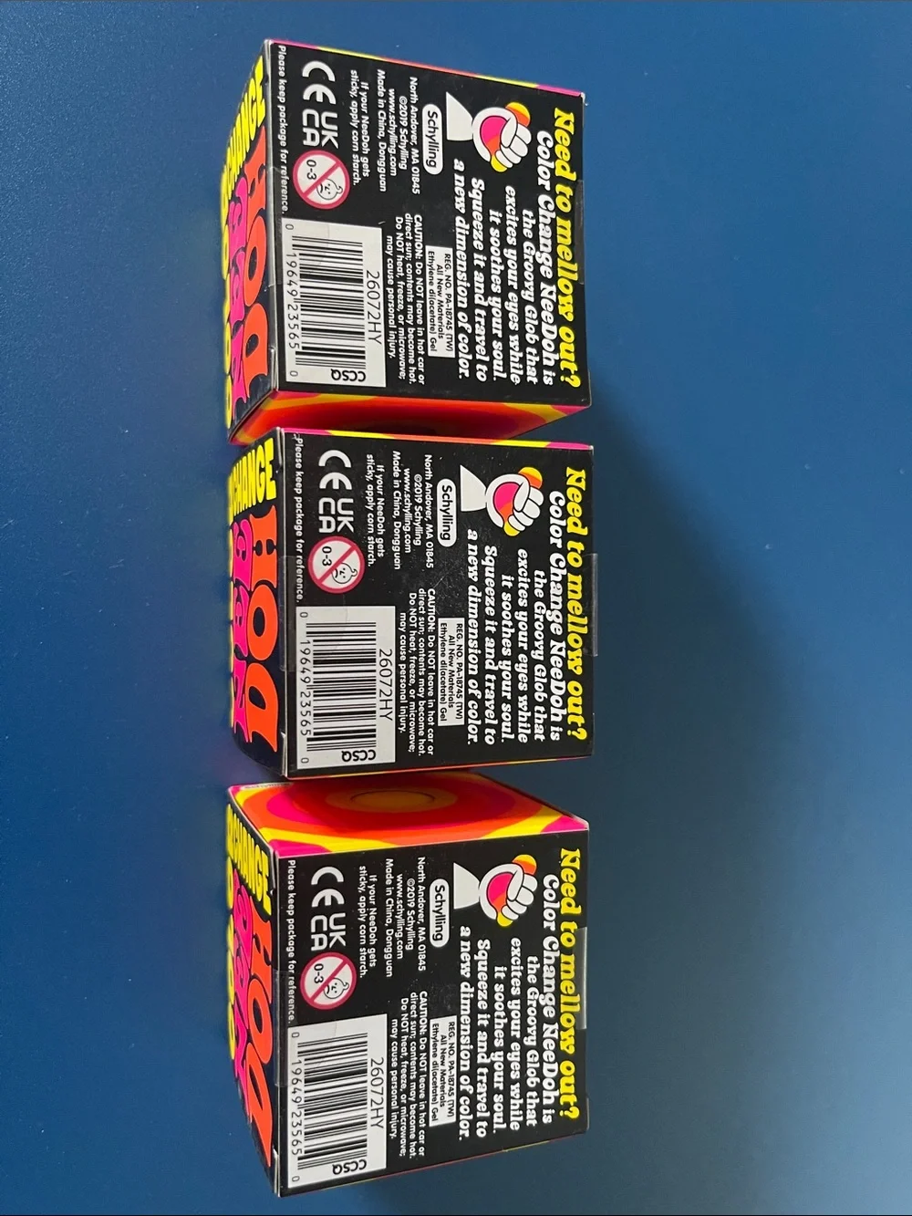 Color Change Dog Toy - Bright Pink & Yellow by Schylling